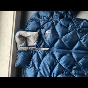 North Face jacket blue